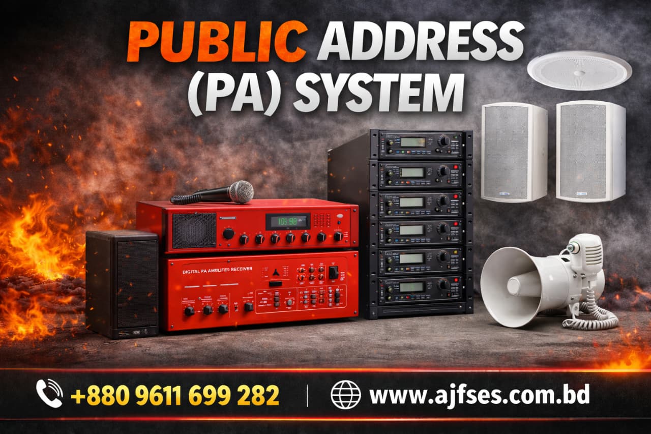 Public Address PA System Installation in Bangladesh
